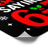 Dear Santa 67 Funny Christmas Six Seven 6-7 Men Wo Poster (Ecke)