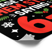 Dear Santa 6-7 Funny 67 Meme Christmas Six Seven M Poster (Ecke)