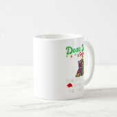 Dear Santa Before I Explain How Much Do You Know Kaffeetasse (VorderseiteRechts)