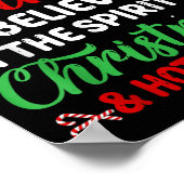 Dear Santa Believe In Srit Of Christmas And Hot Co Poster (Ecke)