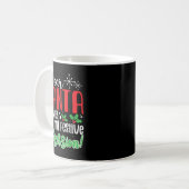 Dear Santa Cookies Are My Festive Obsession Funny  Kaffeetasse (Vorderseite Links)