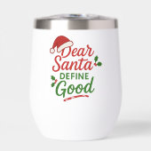Dear Santa Define Good Funny Christmas (Vorderseite)