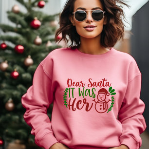 DEAR SANTA ES WAR IHR T - SHIRT