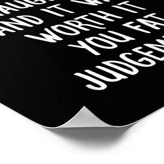 Dear Santa Funny Inappropriate Christmas Poster (Ecke)