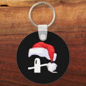 Dear Santa Funny Uni Kids Christmas T Shirt  Schlüsselanhänger (Vorderseite)