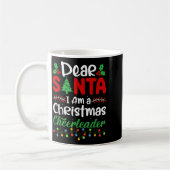 Dear Santa I Am A Christmas Cheerleader Funny Chri Kaffeetasse (Links)