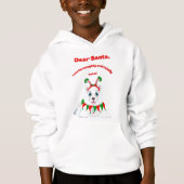 Dear Santa, I Can Be Naughty And Cute Samoyed Hoodie (Vorderseite)