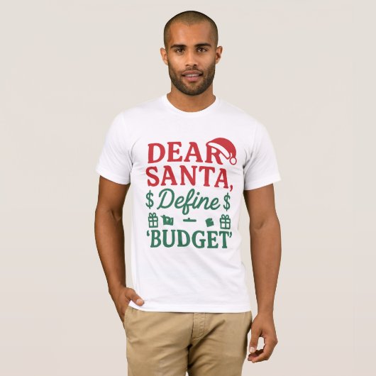 Dear Santa I Can Explain Again Vector Design T-Shirt (Vorne ganz)