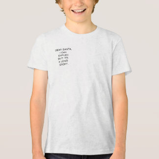 Dear Santa, I can Explain. But It's A Long Story Tri-Blend Shirt