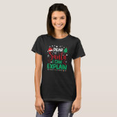 Dear Santa I Can Explain Christmas Pajamas Xmas P T-Shirt (Vorne ganz)