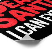 Dear Santa I Can Explain Funny Christian Poster (Ecke)