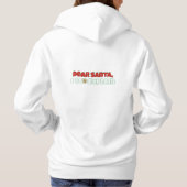 Dear Santa, I Can Explain  Funny Christmas Hoodie (Rückseite)