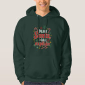 Dear Santa, I Can Explain – Funny Christmas Hoodie (Vorderseite)