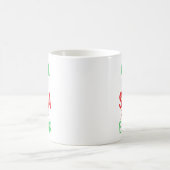 Dear Santa I Can Explain Funny Christmas Joke Humo Kaffeetasse (Mittel)