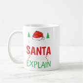 Dear Santa I Can Explain Funny Christmas Joke Humo Kaffeetasse (Links)