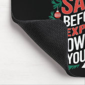 Dear Santa I Can Explain Funny Christmas Pjs Tree Mousepad (Ecke)