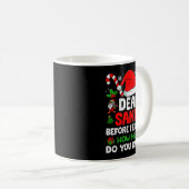 Dear Santa I Can Explain Funny Christmas Shirts Ki Kaffeetasse (VorderseiteRechts)