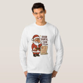 Dear Santa, I Can Explain Funny Christmas T-Shirt (Vorne ganz)