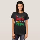 Dear Santa I Can Explain Funny Christmas T-Shirt (Vorne ganz)