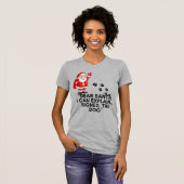 Dear Santa I Can Explain Funny Dog Christmas Mug T-Shirt (Vorne ganz)