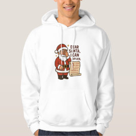 Dear Santa, I Can Explain Hoodie