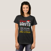 Dear Santa I Can Explain Pajamas Family Matching C T-Shirt (Vorne ganz)