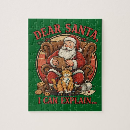 Dear Santa I Can Explain Puzzle (Vertikal)