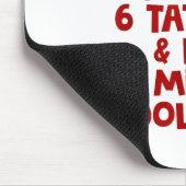 Dear Santa I Need 3 Dogs 6 Tattoos Like 9 Million  Mousepad (Ecke)
