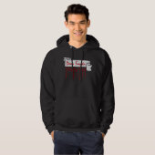 Dear Santa I Really Tried Christmas Humor Quote Hoodie (Vorne ganz)