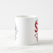 Dear Santa I Really Tried Funny Kaffeetasse (Mittel)