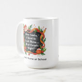 Dear Santa, I Tried to Teach Them… Teacher Gift Kaffeetasse (Vorderseite Links)