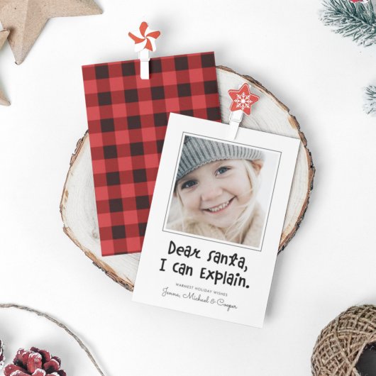 DEAR SANTA ICH KANN ERKLÄREN, DASS SIE IHR Foto hi