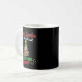 Dear Santa It Was Her Fault Siblings Matching Xmas Kaffeetasse (Vorderseite Links)