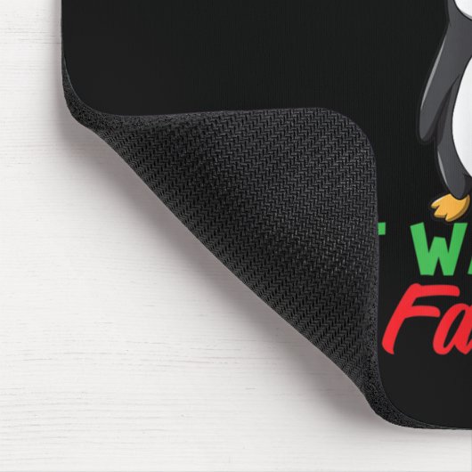 Dear Santa It Was Her Fault Siblings Matching Xmas Mousepad (Ecke)