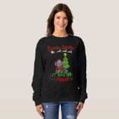 Dear Santa It Was Her Fault Siblings Matching Xmas Sweatshirt (Vorne ganz)