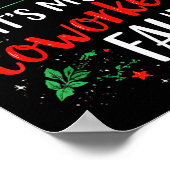 Dear Santa It's My Coworker's Fault Christmas 2025 Poster (Ecke)