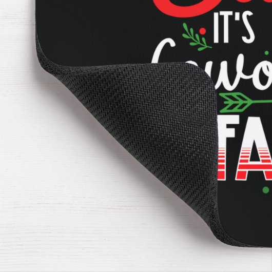 Dear Santa It's My Coworker's Fault Funny Christma Mousepad (Ecke)