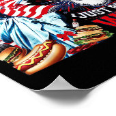 Dear Santa Just Bring Wine For Christmas Poster (Ecke)