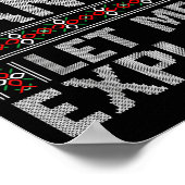 Dear Santa Let Me Explain Funny Christmas Quotes  Poster (Ecke)