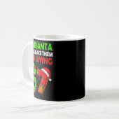 Dear Santa Make Them Stop Saying 67 Christmas Six  Kaffeetasse (Vorderseite Links)