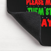 Dear Santa Make Them Stop Saying 67 Christmas Six Mousepad (Ecke)