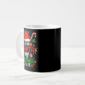 Dear Santa My Brother Did It Funny Christmas Boys Kaffeetasse (Vorderseite Links)