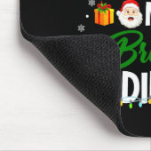Dear Santa My Brother Did It Funny Christmas Boys  Mousepad (Ecke)