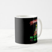 Dear Santa My Brother Did It Siblings Christmas Kaffeetasse (VorderseiteRechts)