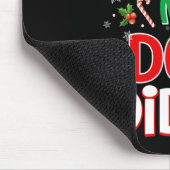 Dear Santa My Dog Did It Funny Christmas Dog Lover Mousepad (Ecke)
