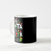 Dear Santa My Sister Did It Funny Christmas Xmas G Kaffeetasse (Vorderseite Links)