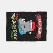 Dear Santa My Sister Did It Siblings Christmas Fleecedecke (Vorderseite (Horizontal))