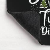 Dear Santa My Twin Did It Funny Christmas Outfit P Mousepad (Ecke)