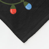 Dear Santa Naughty But Nice To All Midnight Snowfa Fleecedecke (Ecke)