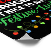 Dear Santa Naughty But Nice To All The Festive Lig Poster (Ecke)